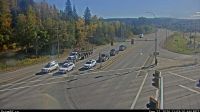 Prince George › South: Highway 97 at Highway 16 junction in - looking southbound on Highway 97 - Day time