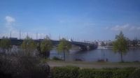 Bonn: Livespotting - Webcam in - Beuel an der Kennedybrücke am Rhein - Jour