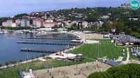 Piran: Webcam Portorož beach - Day time