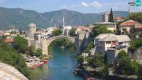 Bjelusine: Mostar - Old Bridge and Neretva river - Jour
