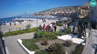 Senj: Live webcam - riva - seafront - Croatia - Day time