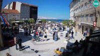 Senj: Center of - city - Pavlin square - Live Cam Dalmatia - Day time