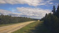 Yellowhead County: Hwy 16: East of the Jasper Park Gate - Overdag