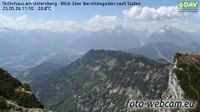Bischofswiesen: Stohrhaus: am Untersberg - Blick über Berchtesgaden nach Süden - Overdag