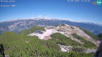 Bohinj: Vogel Ski Resort webca View from Orlova Glava to Triglav
