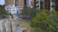 Cordoba: España Square - Avenida Hipólito Yrigoyen - Day time