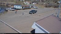 Area E › North: Highway 35 at Francois Lake Northbank Ferry Landing, looking at lineup - Day time