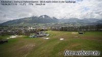Stadt Kitzbuhel: Kitzbühel - Zielhaus Hahnenkamm - Blick nach Osten in die Südberge - Day time