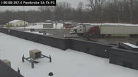 Cookville › East: I-90 MP 397.40 EB at Pembroke Service Area Truck Park 1 - Day time