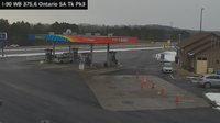 Beulah › West: I-90 MP 375.60 WB Ontario Service Area Truck Park 3 - Day time