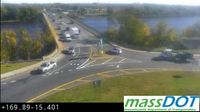 West Springfield › South: US 20: Rt5-SB-MM7.2-W. Springfield-Rotary/Bridge at Rt 20: SOUTH - Day time