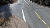 Elliot Lake › South: Highway 108 at Denison Mine Road, Looking South - Day time