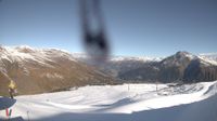 Graun - Curon Venosta: Bergstation Rojensesselbahn