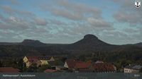 Rathmannsdorf: Aussichtsturm, Königstein und Lilienstein